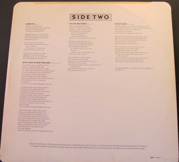 Uriah Heep : Conquest (LP, Album)