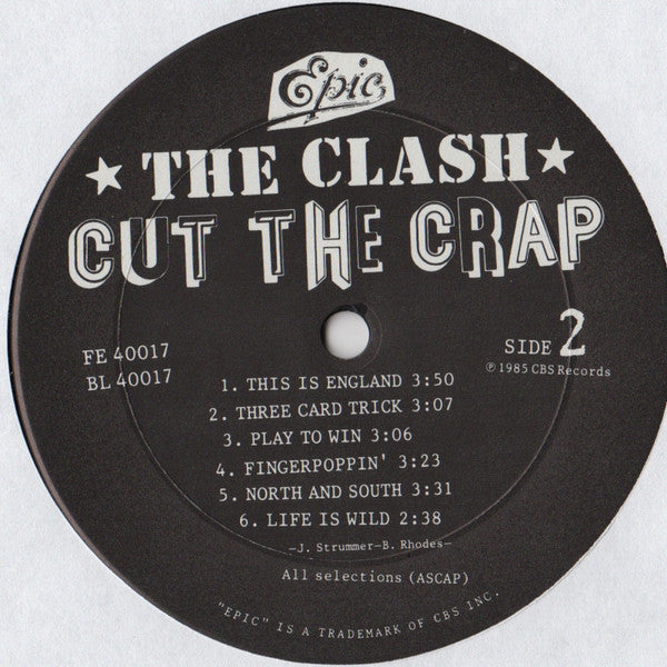 The Clash : Cut The Crap (LP, Album, Pit)