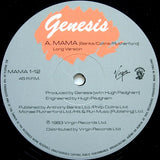 Genesis : Mama (12", Single, Die)