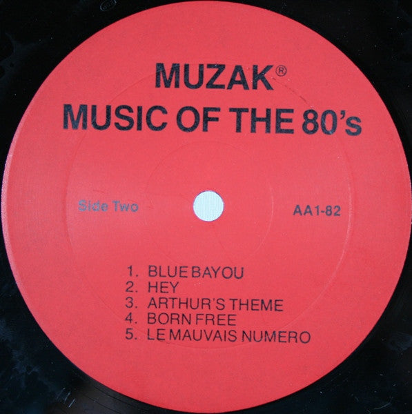 Various : Muzak-Music Of The 80's (LP, Album, Smplr)