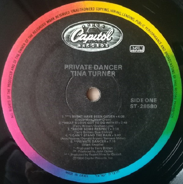 Tina Turner : Private Dancer (LP, Album)