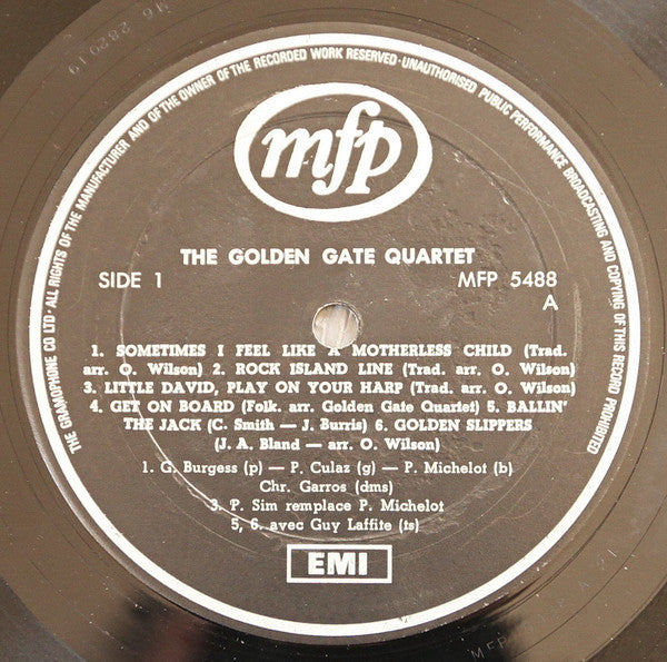 The Golden Gate Quartet : The Golden Gate Quartet (LP, Comp)