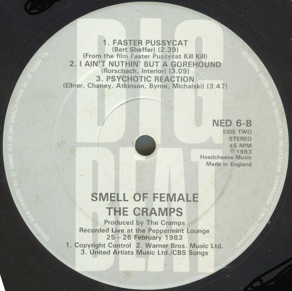 The Cramps : Smell Of Female (12", MiniAlbum, Son)