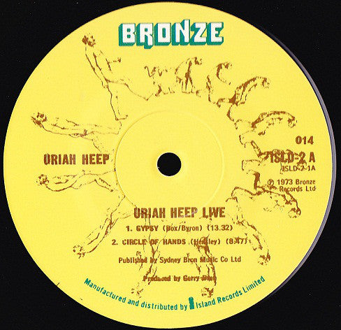 Uriah Heep : Uriah Heep Live (2xLP, Album)
