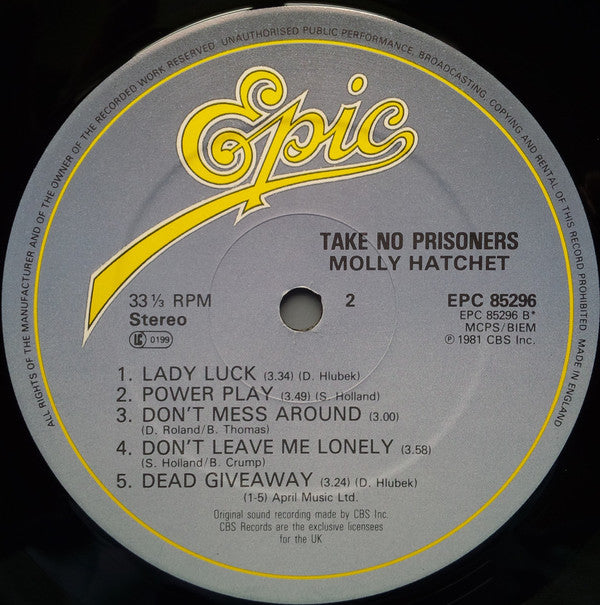 Molly Hatchet : Take No Prisoners (LP, Album)