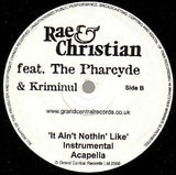 Rae & Christian : It Ain't Nothing Like (The Nextmen Remix) (12")