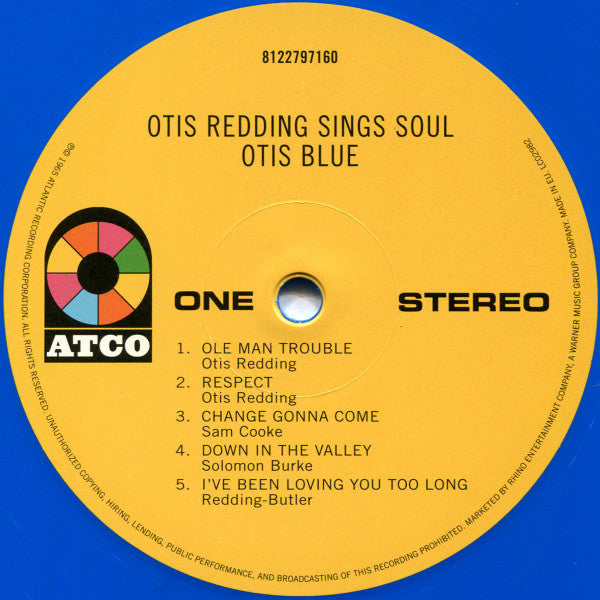 Otis Redding : Otis Blue / Otis Redding Sings Soul (LP, Album, RE, S/Edition, Blu)