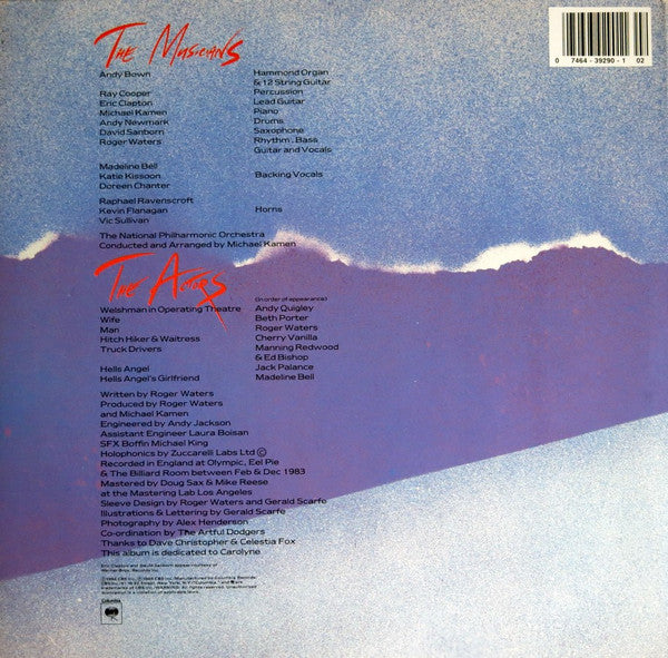 Roger Waters : The Pros And Cons Of Hitch Hiking (LP, Album, RE)