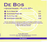 De Bos : Ghostrider / Pluto EP (CD, EP)