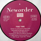 Neworder* : Fine Time (12")
