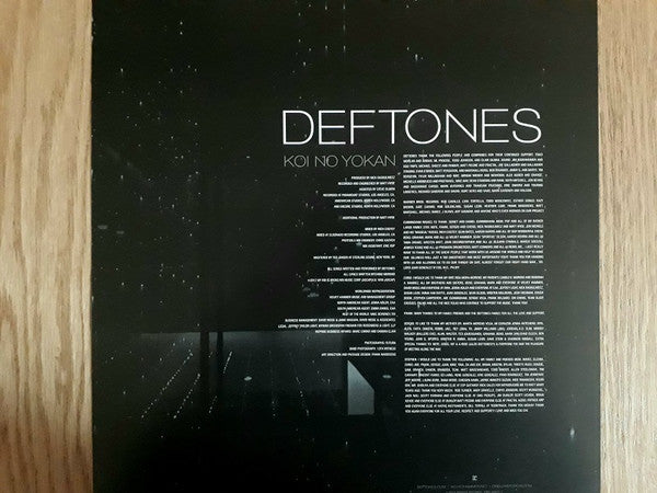 Deftones : Koi No Yokan (LP, Album, Gat)