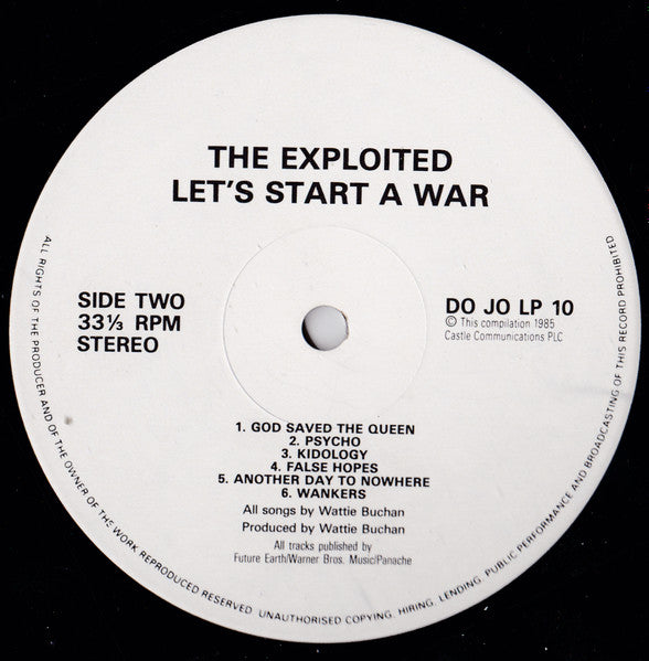 The Exploited : Let's Start A War...Said Maggie One Day. (LP, Album)