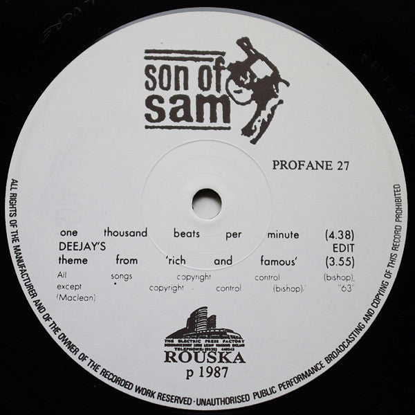 Son Of Sam : 1.K.B.P.M (12", Single)
