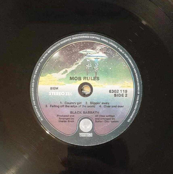 Black Sabbath : Mob Rules  (LP, Album)