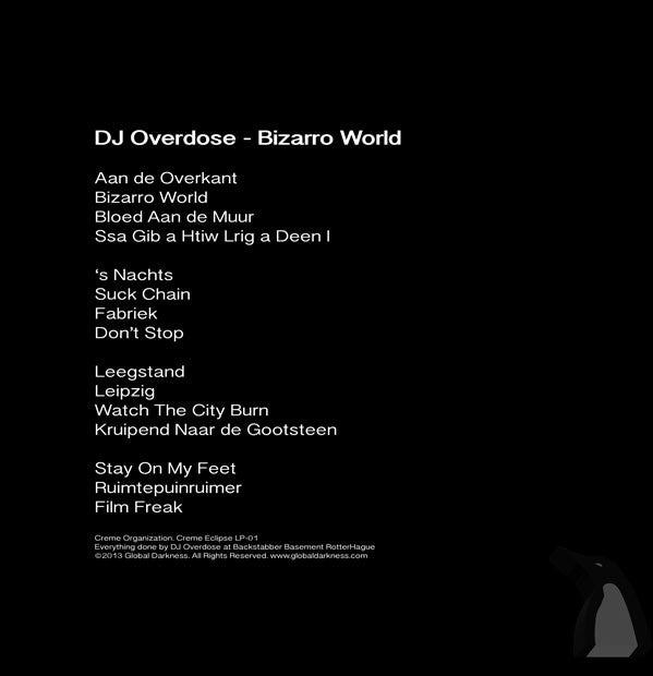 DJ Overdose : Bizarro World (2x12", Album)