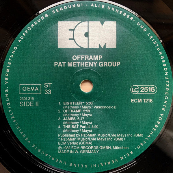 Pat Metheny Group : Offramp (LP, Album)