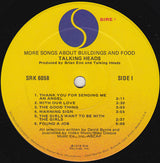 Talking Heads : More Songs About Buildings And Food (LP, Album, RP, Spe)