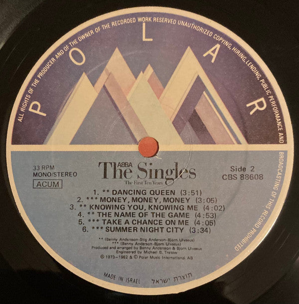 ABBA : The Singles (The First Ten Years) (2xLP, Comp)