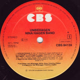 Nina Hagen Band : Unbehagen (LP, Album)