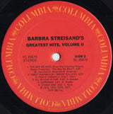 Barbra Streisand : Barbra Streisand's Greatest Hits - Volume 2 (LP, Comp, Pit)