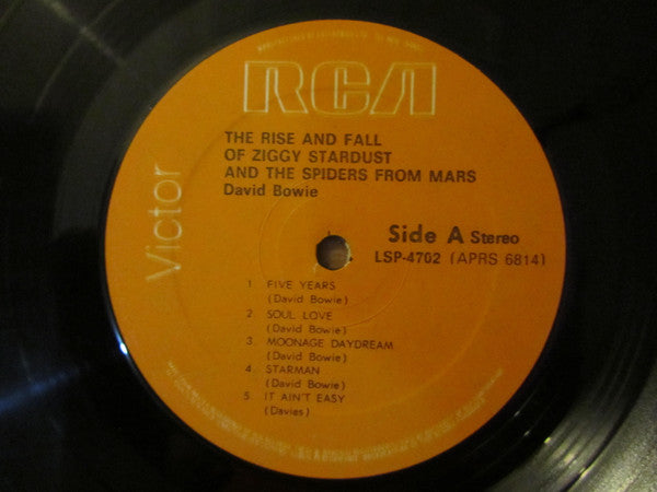 David Bowie : The Rise And Fall Of Ziggy Stardust And The Spiders From Mars (LP, Album)