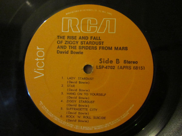David Bowie : The Rise And Fall Of Ziggy Stardust And The Spiders From Mars (LP, Album)