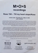 Ross 154 : Until My Heart Stops / Kaoz (12", W/Lbl)