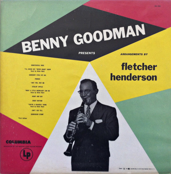 Benny Goodman : Fletcher Henderson Arrangements (LP, Album, Mono, RE)