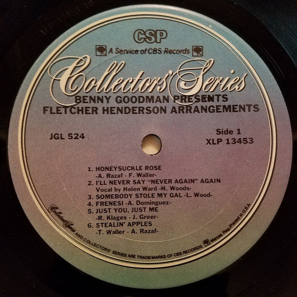 Benny Goodman : Fletcher Henderson Arrangements (LP, Album, Mono, RE)