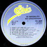 REO Speedwagon : Hi Infidelity (LP, Album, RE)