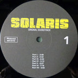 Edward Artemiev* : Solaris (Original Soundtrack) (LP, Album, RE, RM, Gat)