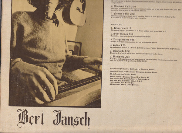 Bert Jansch : Rosemary Lane (LP, Promo, San)