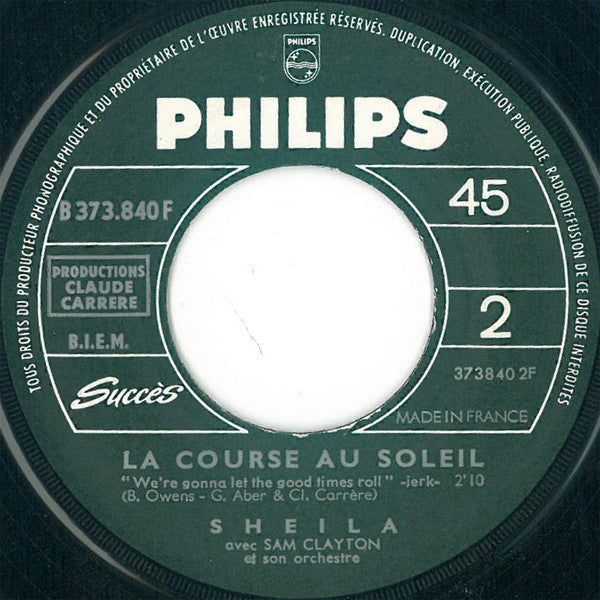 Sheila (5) : Bang-Bang (7", Single, Jukebox)