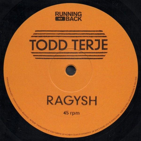 Todd Terje : Ragysh (12", RP)