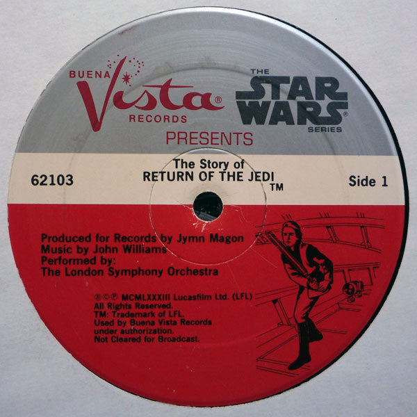 The London Symphony Orchestra* : The Story Of Return Of The Jedi (LP, Album, Ele)