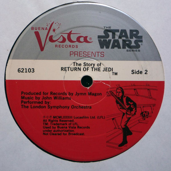 The London Symphony Orchestra* : The Story Of Return Of The Jedi (LP, Album, Ele)