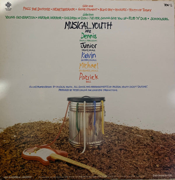 Musical Youth : The Youth Of Today (LP, Album)