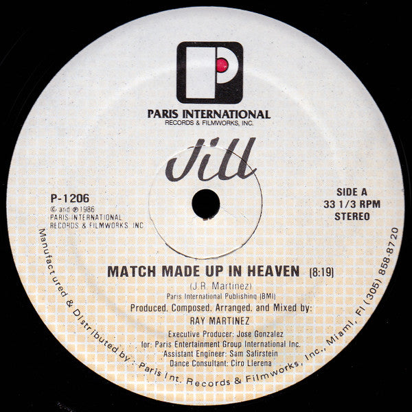 Jill : Match Made Up In Heaven (12")