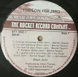 Elton John : Too Low For Zero (LP, Album)