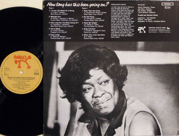Sarah Vaughan : How Long Has This Been Going On? (LP, Album, RE, Gat)