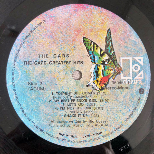 The Cars : Greatest Hits (LP, Comp)
