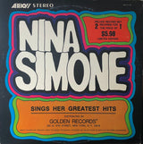 Nina Simone : Sings Her Greatest Hits (2xLP, Comp)