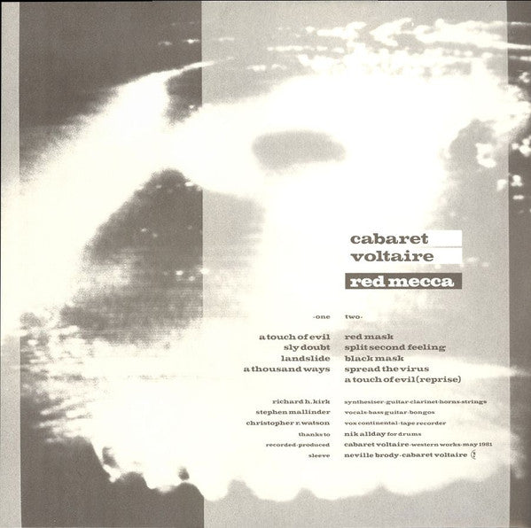 Cabaret Voltaire : Red Mecca (LP, Album)