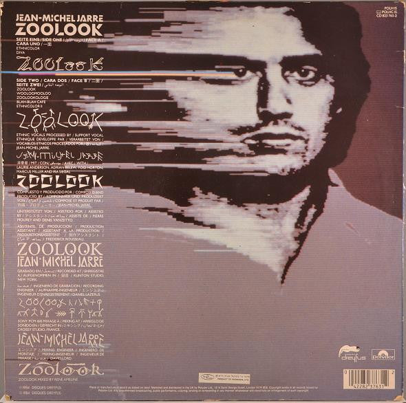 Jean-Michel Jarre : Zoolook (LP, Album)