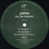Japan : Oil On Canvas (2xLP, Album, EMI)