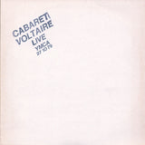 Cabaret Voltaire : Live At The Y.M.C.A. 27.10.79 (LP, Album)