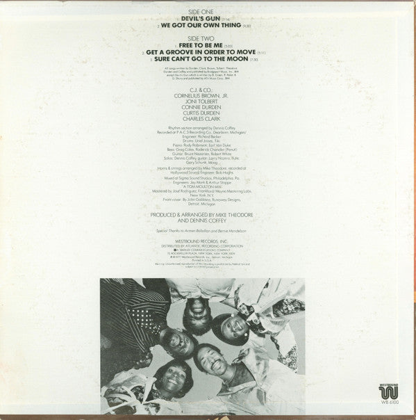 C.J. & Co : Devil's Gun (LP, Album, RI)