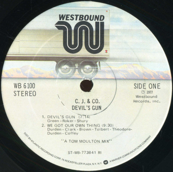 C.J. & Co : Devil's Gun (LP, Album, RI)
