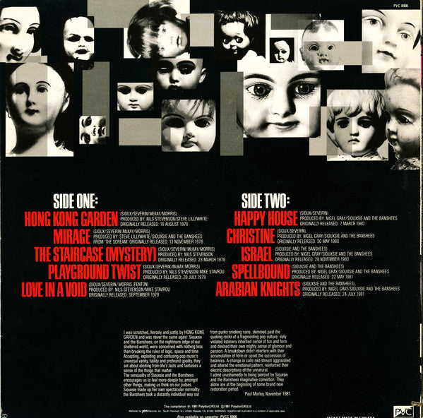 Siouxsie And The Banshees* : Once Upon A Time/The Singles (LP, Comp, RP)