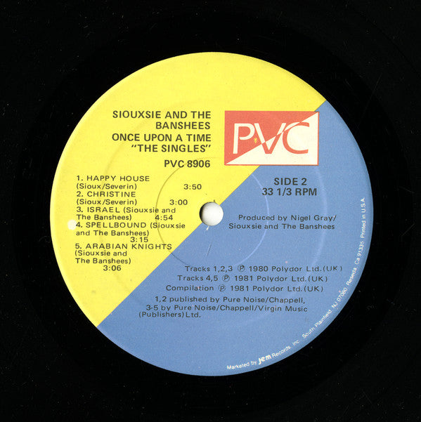 Siouxsie And The Banshees* : Once Upon A Time/The Singles (LP, Comp, RP)